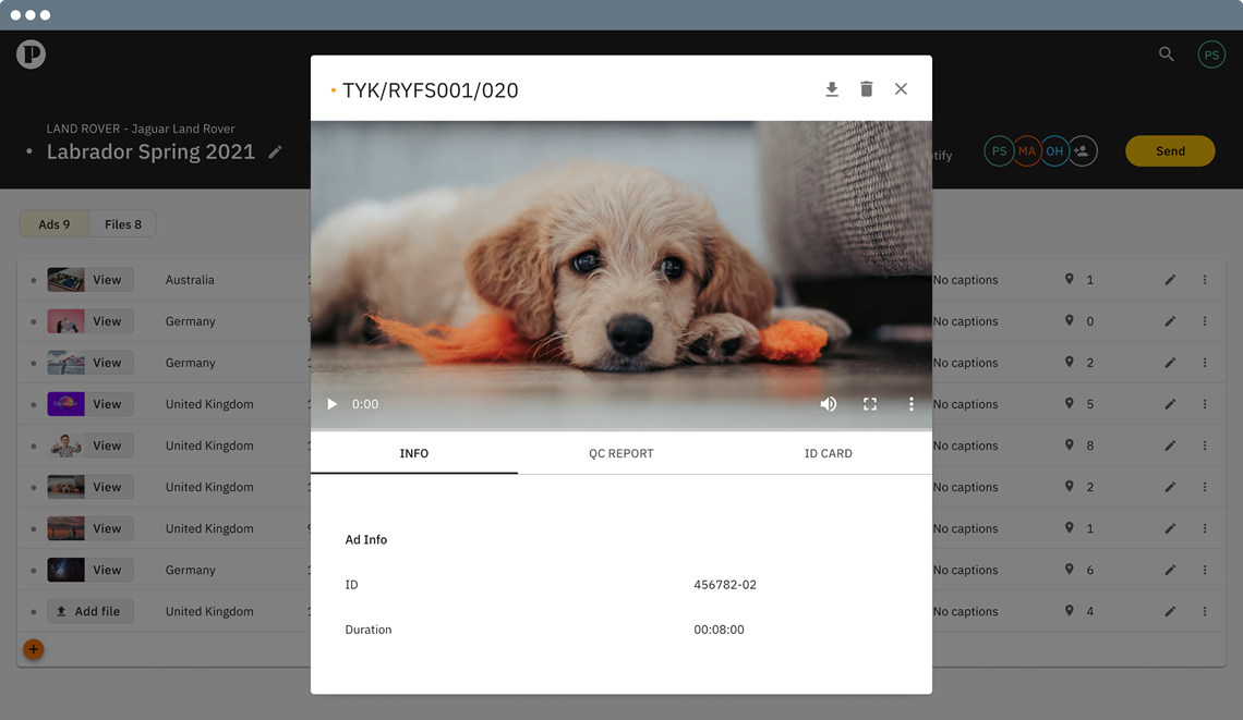 Screenshot: Preview video
